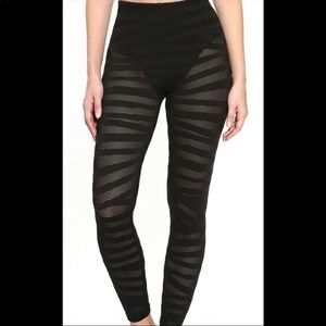NWT Adam Selman sport French cut leggings